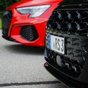mag it! V3 carbon  - Der kleinste & sicherste Magnetkennzeichenhalter mit TÜV-Gutachten! 2er Set für ein Auto