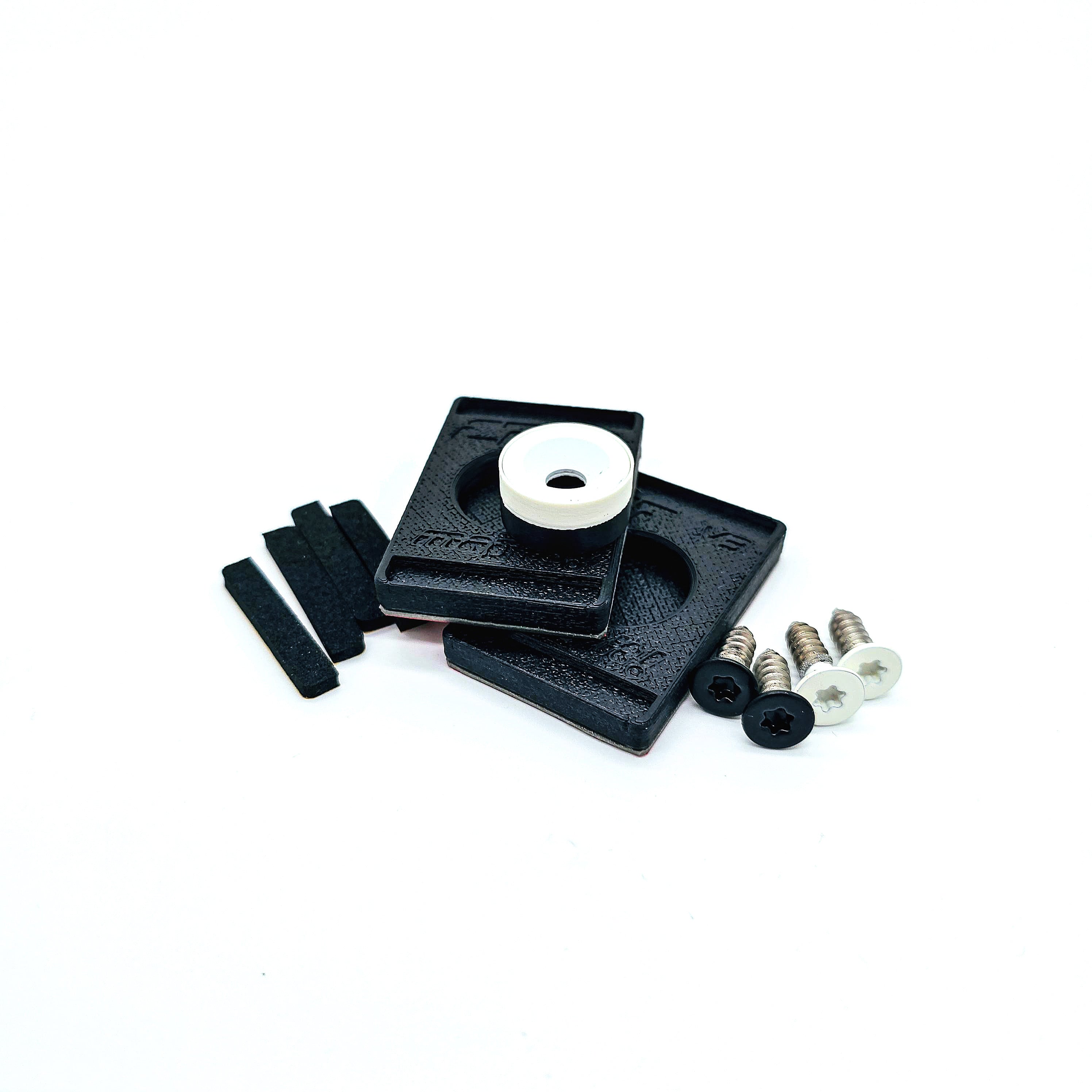 mag it! V3 carbon  - Der kleinste & sicherste Magnetkennzeichenhalter mit TÜV-Gutachten! 2er Set für ein Auto
