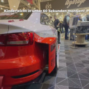 mag it! V3 carbon  - Der kleinste & sicherste Magnetkennzeichenhalter mit TÜV-Gutachten! 2er Set für ein Auto